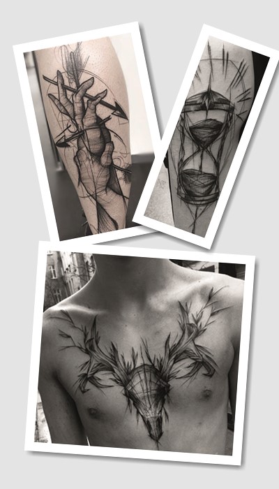 татуювання скетч