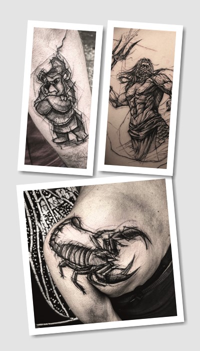 ідеї татуювання скетч