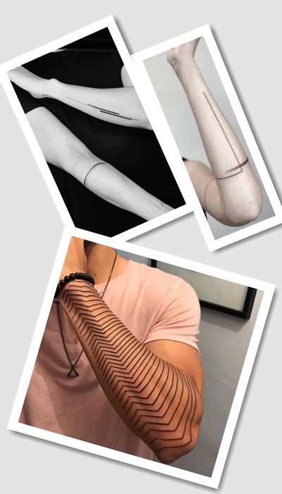 кому підійде тату линии