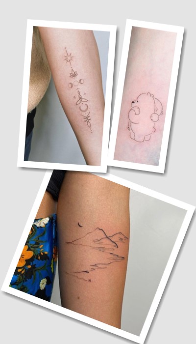 стиль татуювання Легкі