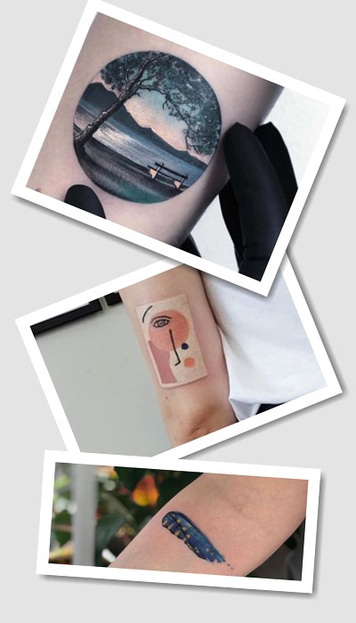 стиль тату Художні