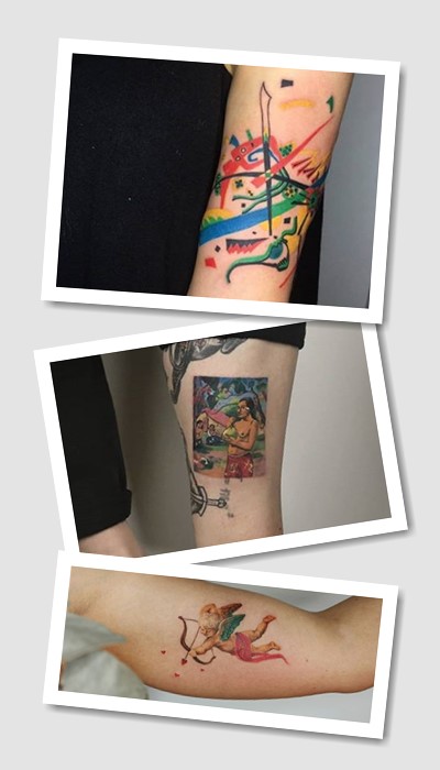 стиль татуювання Художні