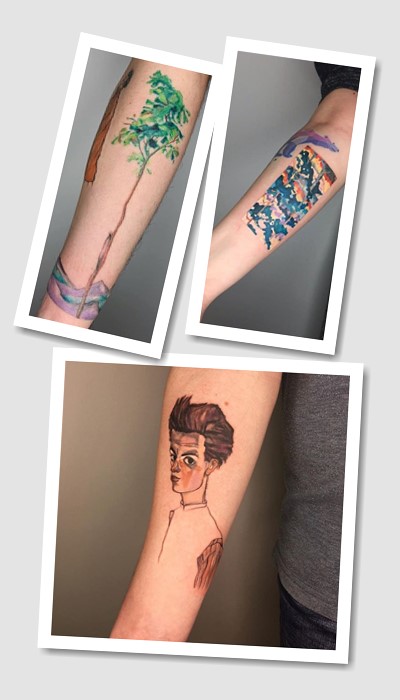 особливості татуювань Художні