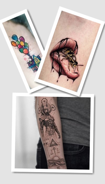 стиль тату Супер