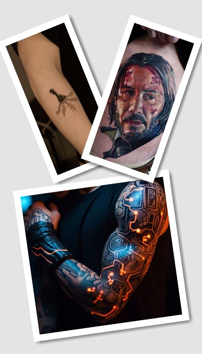 стиль тату Сучасні