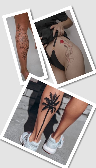 татуювання на нозі