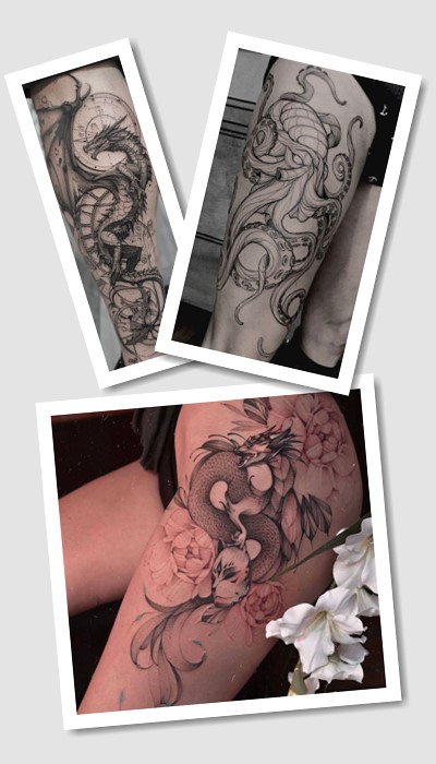 кращі ідеї татуювань на нозі