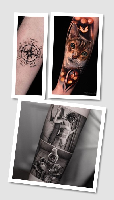 татуювання на внутрішній стороні руки