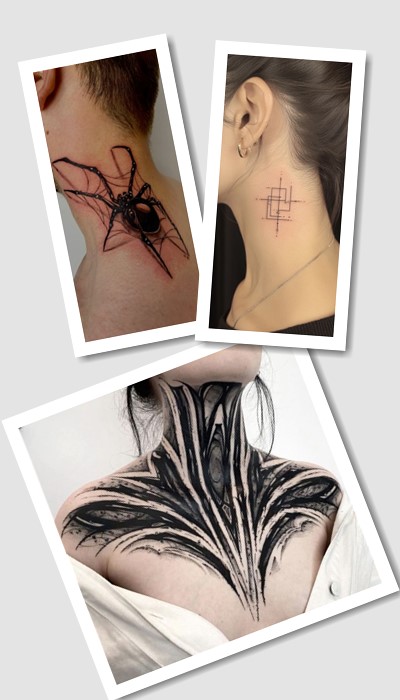 тату на шиї