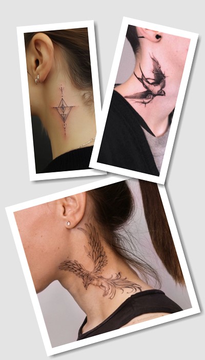 татуювання на шиї