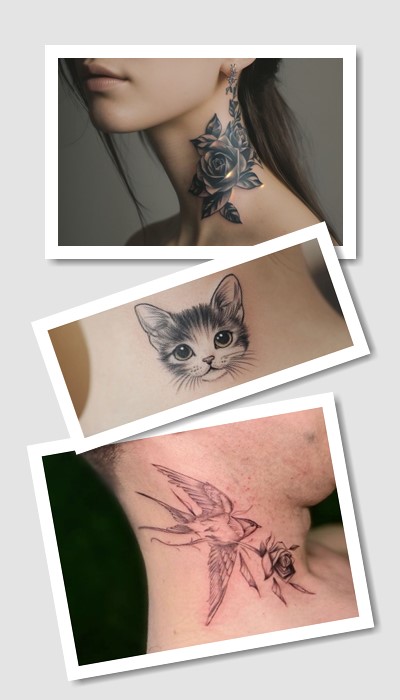 ідеї татуювання на шиї