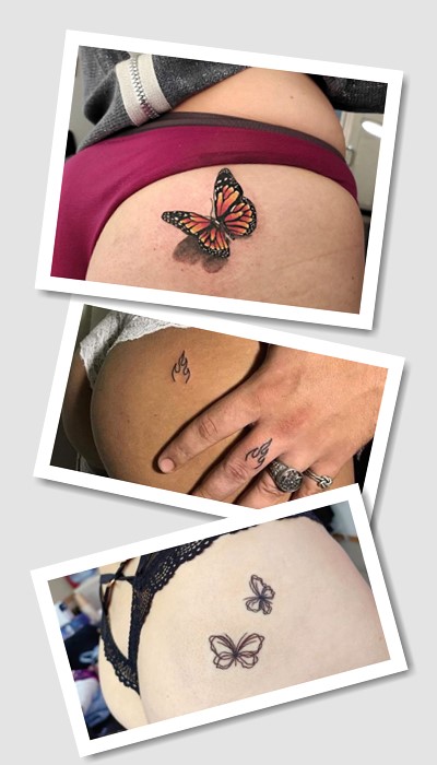 кому підійде тату на попі