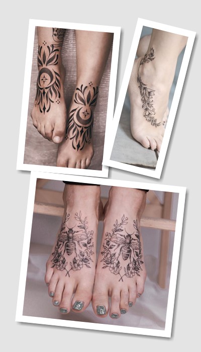 тату на стопі