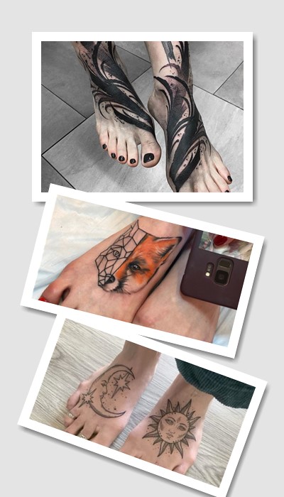 стиль тату на стопі