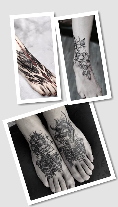 кому підійде тату на стопі