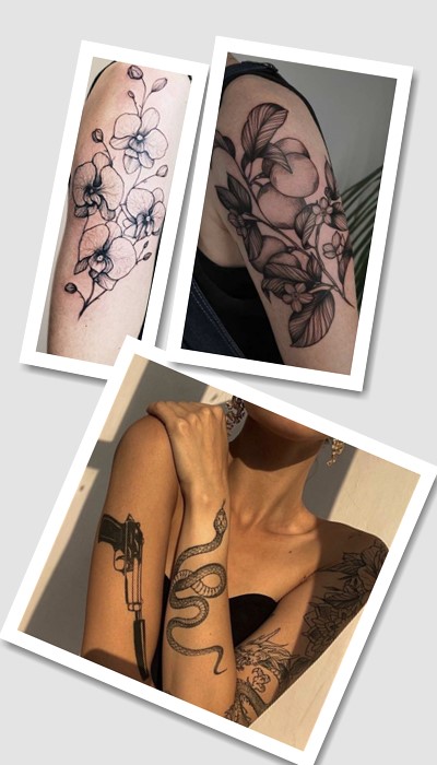 татуювання на плечі жіночі