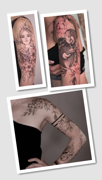 кому підійде татуювання на плечі жіночі