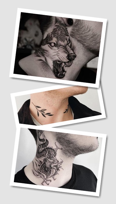 тату на шиї чоловічі