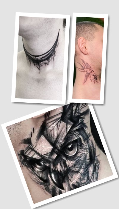 татуювання на шиї чоловічі у Києві