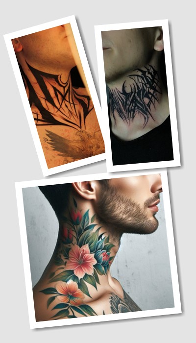 стиль татуювання на шиї чоловічі 