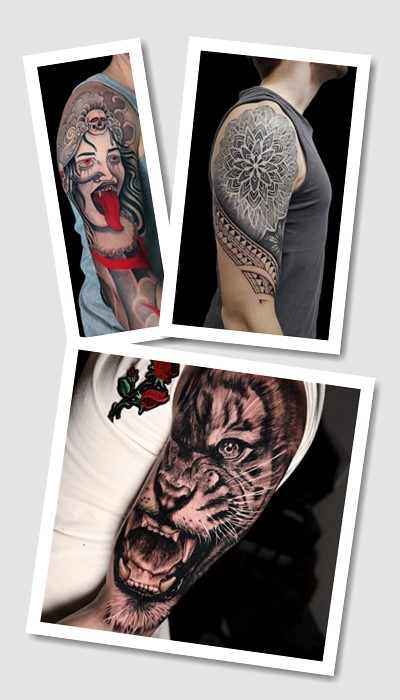 стиль тату на плечі чоловічі