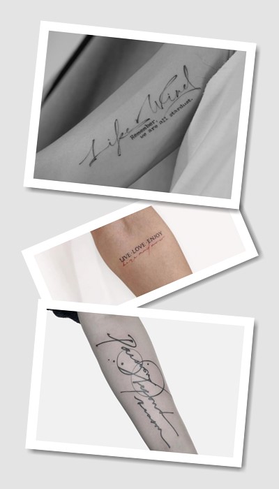 татуювання на руці написи у Києві