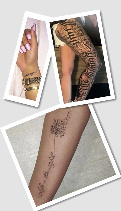 тату написи