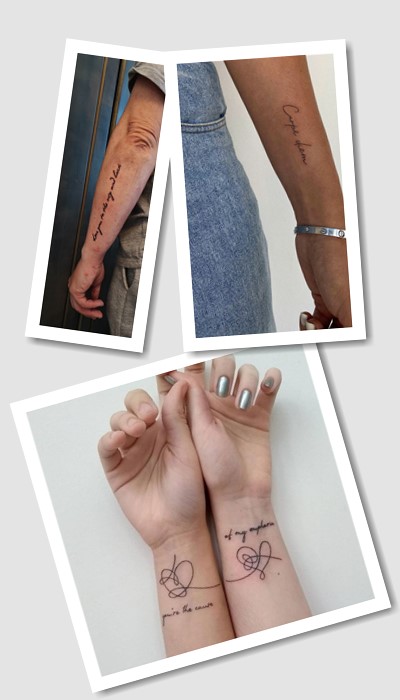 татуювання фрази