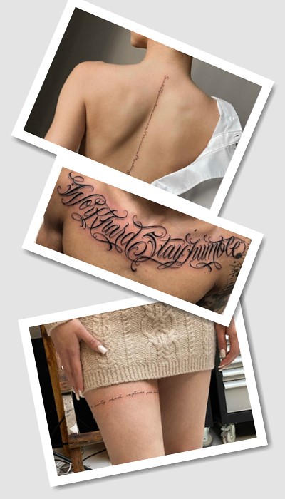 кому підійде тату фрази