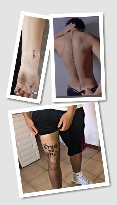 кому підійде татуювання ідеї написів