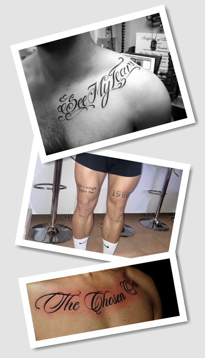 особливості татуювань написи чоловічі