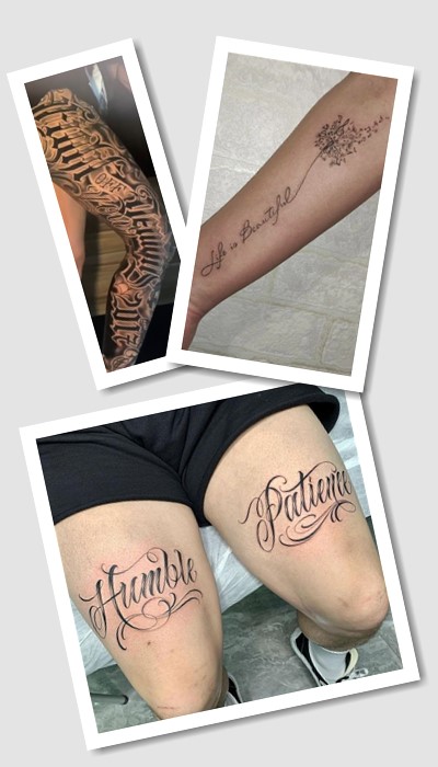 тату написи англійською