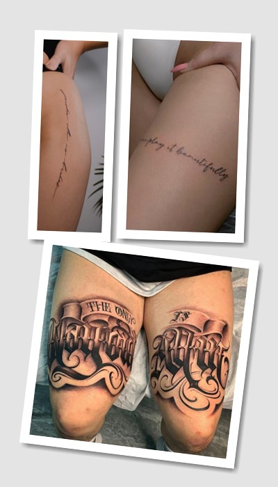 татуювання написи англійською у Києві