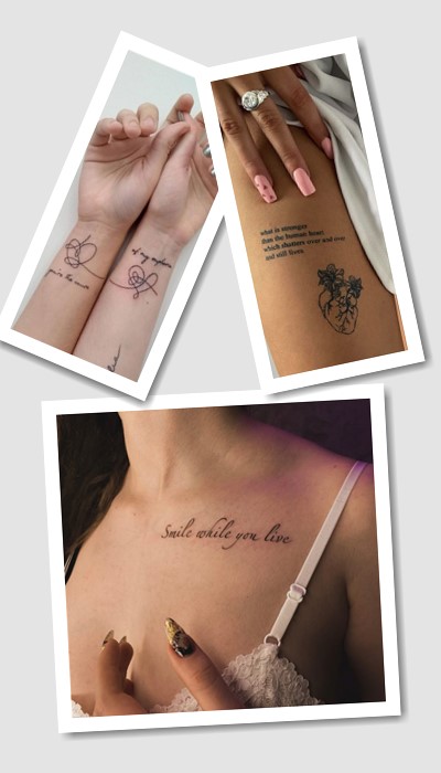 татуювання написи англійською