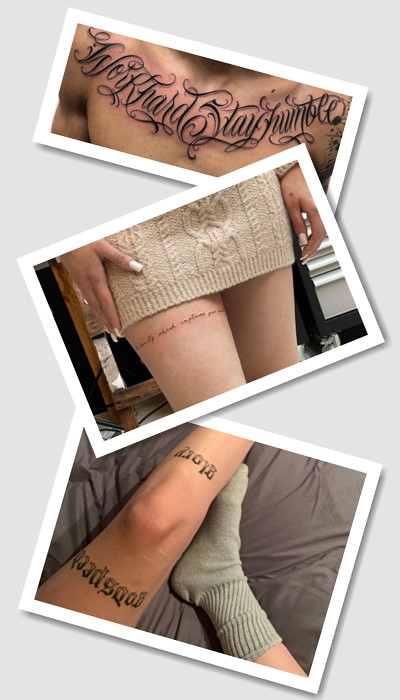 особливості тату написи англійською