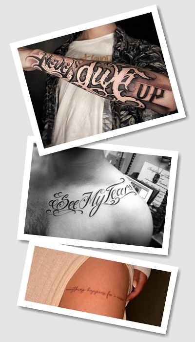 особливості татуювань написи англійською