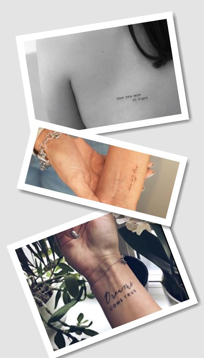 кому підійде тату написи англійською