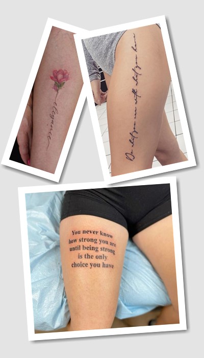 кому підійде татуювання написи англійською