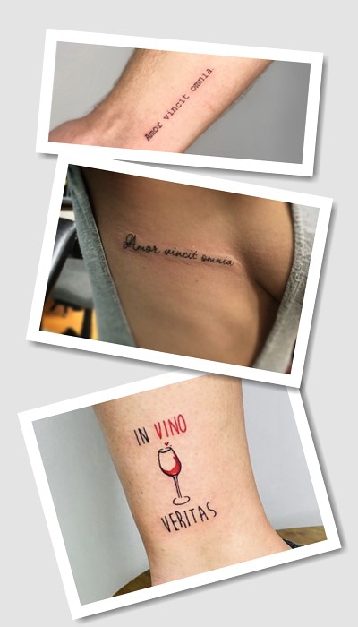 особливості тату написи з сенсом латиною