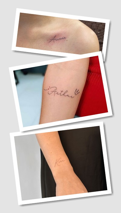 стиль тату ім’я