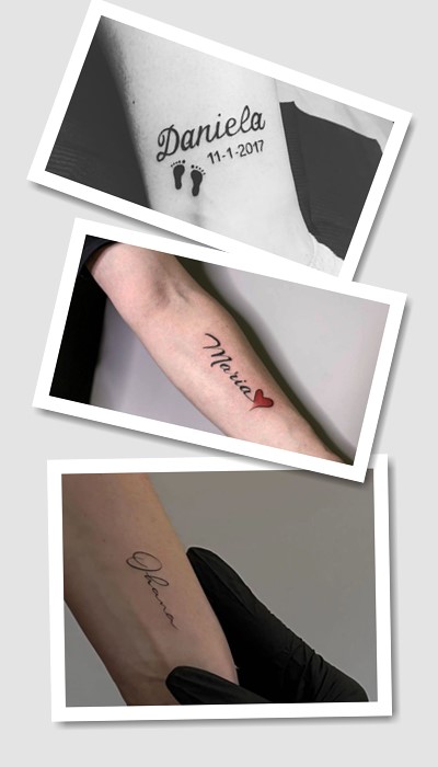 стиль татуювання ім’я 