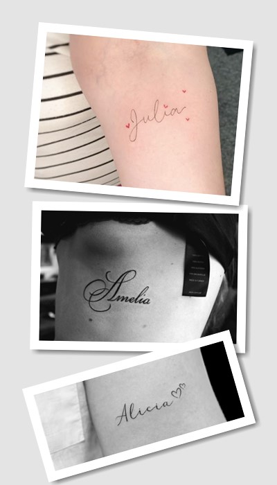 особливості татуювань ім’я