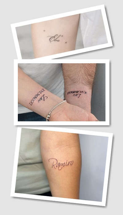 кому підійде тату ім’я