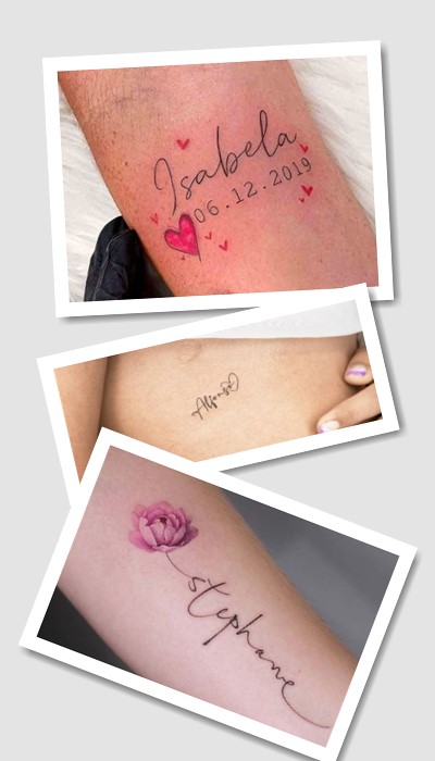 кому підійде татуювання ім’я