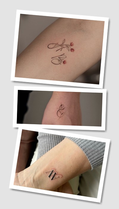 особливості татуювань літери