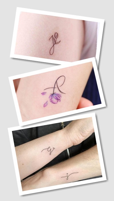 кому підійде тату літери