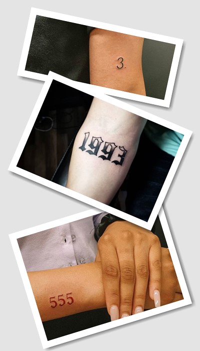 татуювання цифри