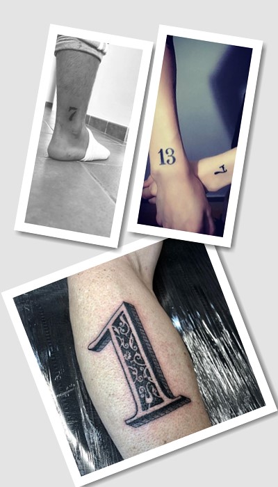 стиль татуювання цифри