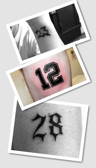 кому підійде тату цифри