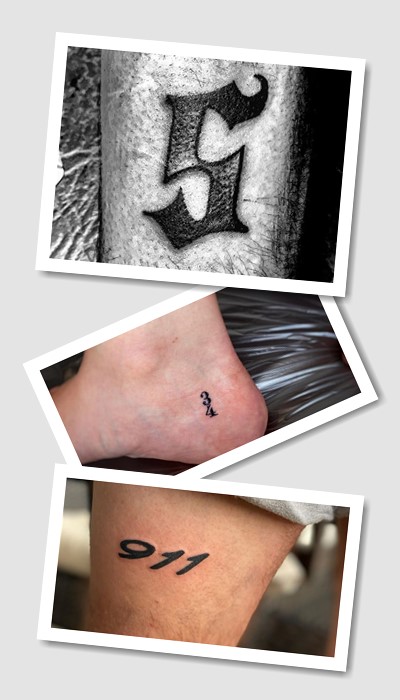 кому підійде татуювання цифри